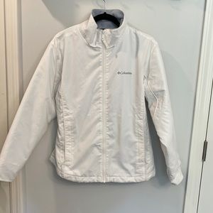 Columbia white winter coat